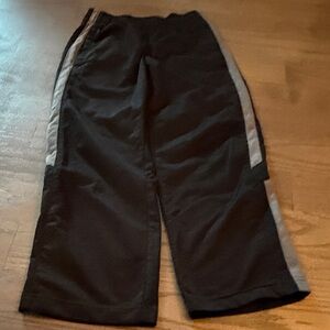 Boys black wide leg athletic pants